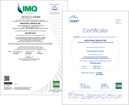 Certificazioni ISO 9000 Certificazioni ISO 9000